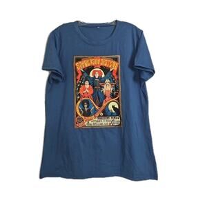 Hocus Pocus Sanderson Sisters Back From the Dead Blue Halloween T-Shirt Large